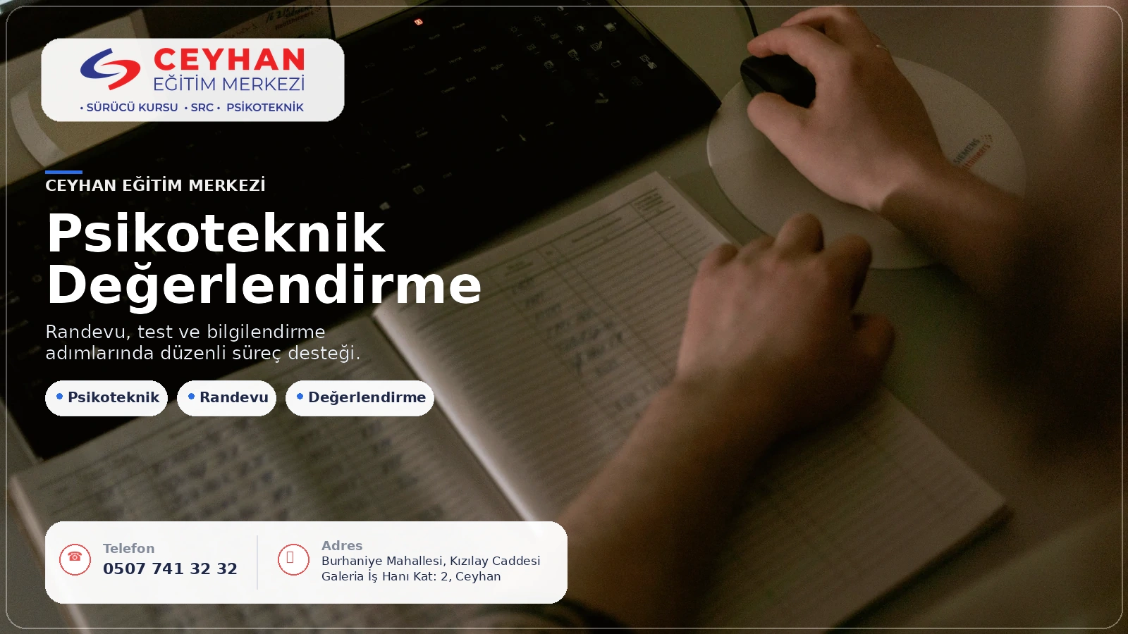 Psikoteknik test ortamı